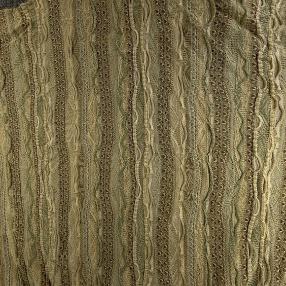 COOGI Australia Lightweight Beige OVERSIZED Sweater Knit Abstract Medium Women - Picture 14 of 16